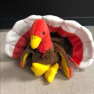 Tu beanie baby goggles turkey nwt new